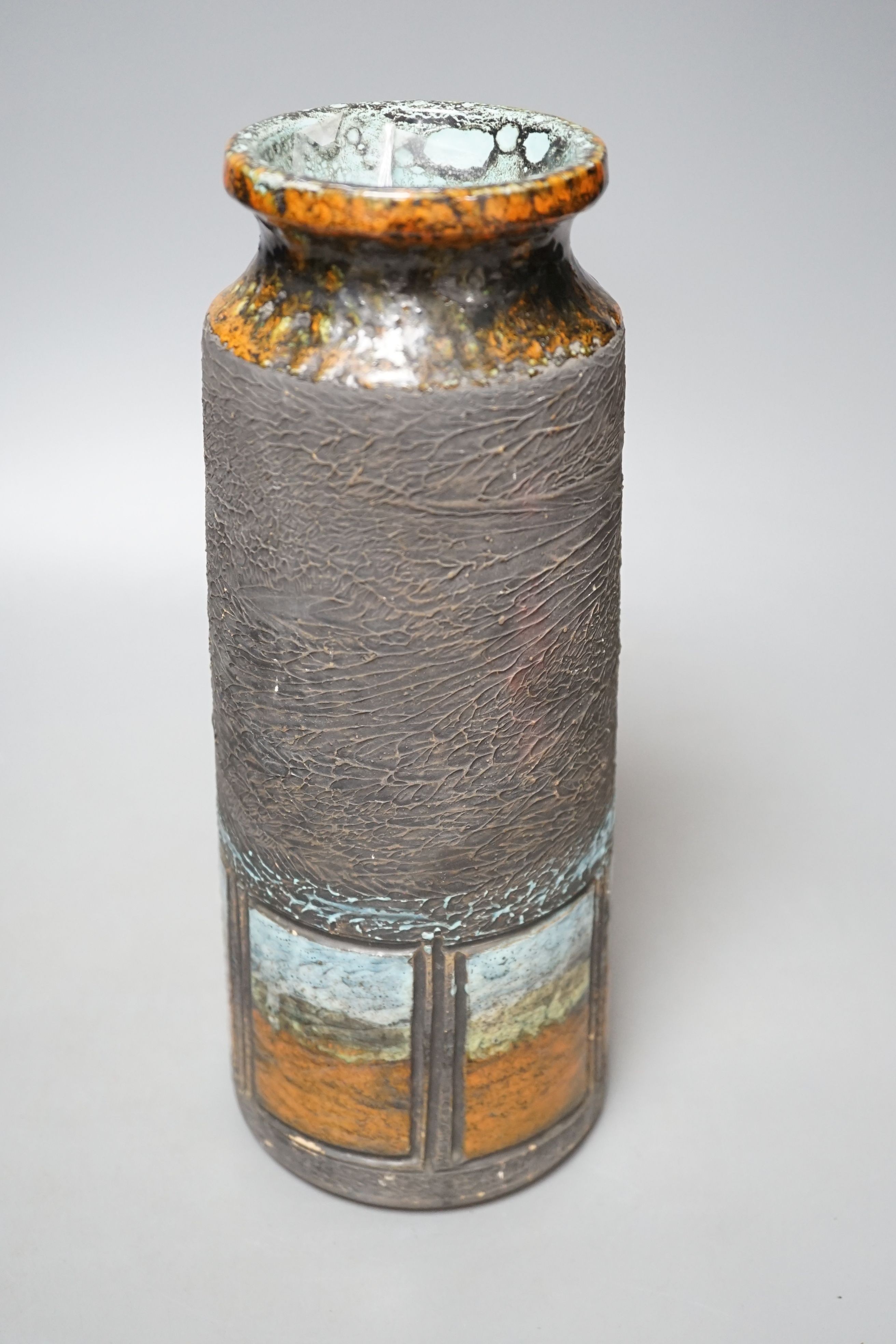 A Tilgman Keramik Irish pottery vase - 28.5cm tall